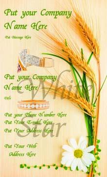  Jewelry Professional Ring Display with Wheat Stock