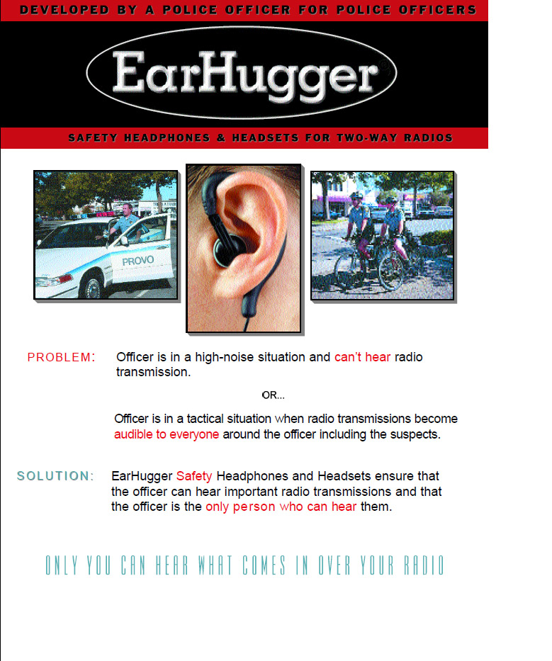 Ear Hugger Police Brochure pg Front