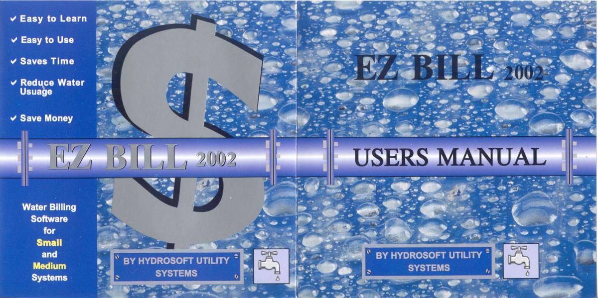 EZ Bill CD Cover 