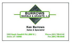 Burrows Bus Card 