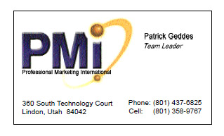 PMI Patrick Bus Card