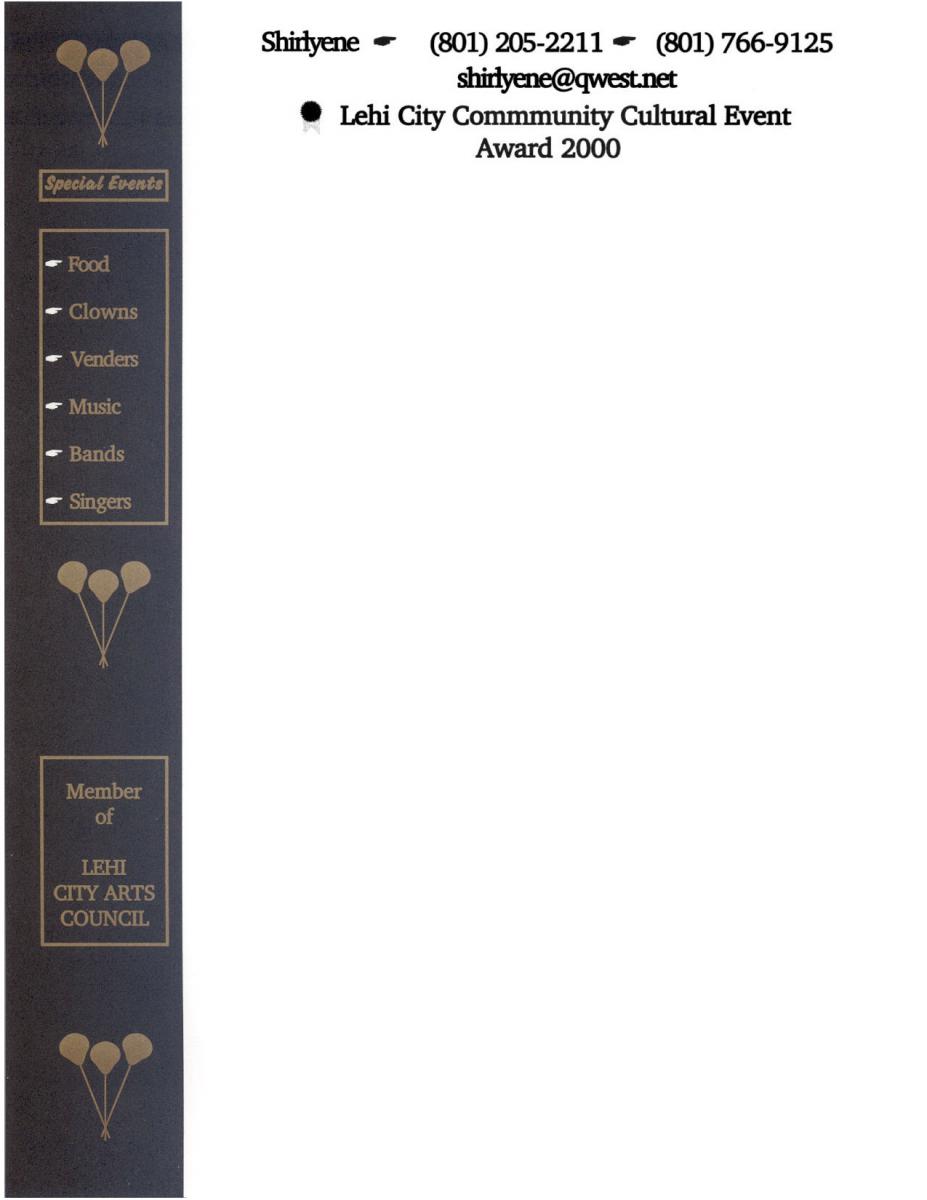 Shirlyene's Letterhead Gold
