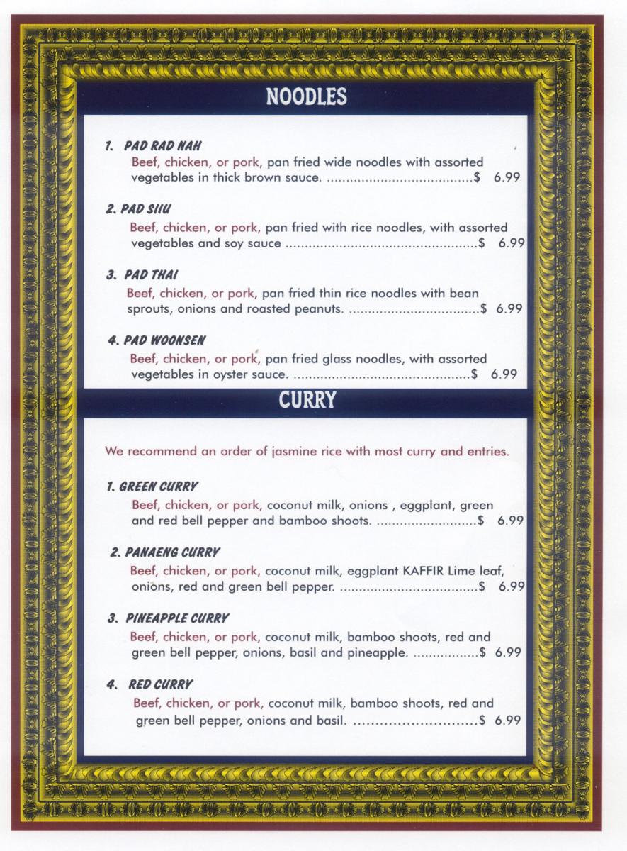 Thai Menu pg 2