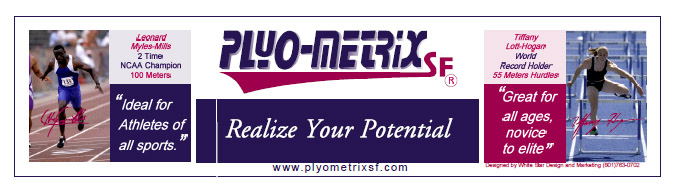 Plyo Metrix Banner Sign